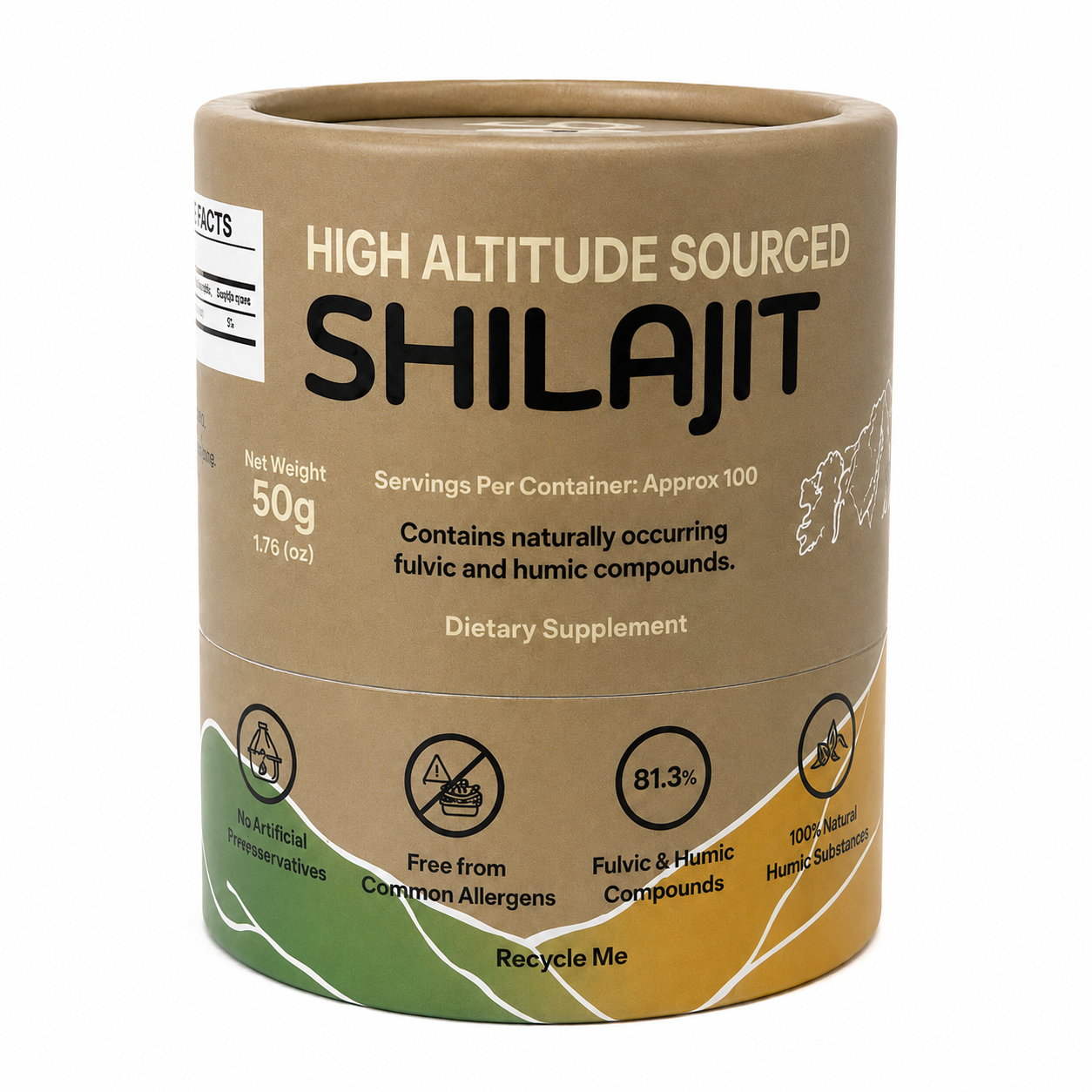 iDUNNlife High Altitude Sourced Shilajit (Sourced from Himalayan Regions) – 50g