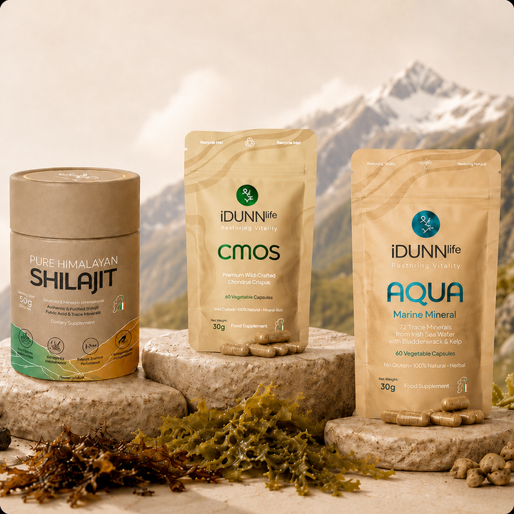 Daily Mineral Support Bundle - (1 Shilajit + 1 Aqua + 1 CMOS)